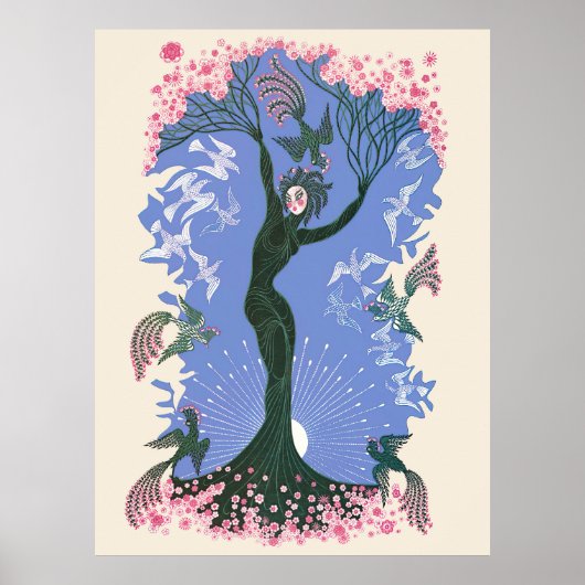 Erté - The Seasons, Spring, 1970 Poster (Vorne)