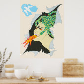 Erté - The Seven Deadly Sins Suite, Anger, 1983 Poster (Küche)