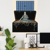 Erté - The Seven Deadly Sins Suite, Avarice Poster (Heimbüro)