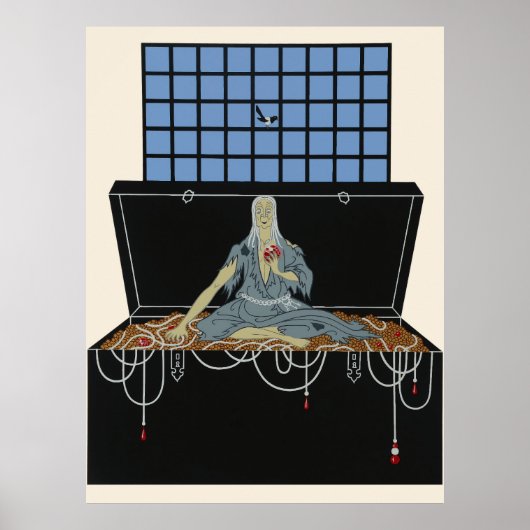 Erté - The Seven Deadly Sins Suite, Avarice Poster (Vorne)