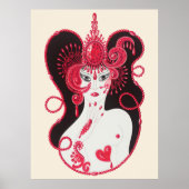 Erté - The Wertvoll Stones Suite, Ruby, 1969 Poster (Vorne)