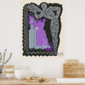 Erté - The Zodiac Suite, Aquarius Poster (Küche)