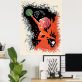 Erté - The Zodiac Suite, Aries Poster (Heimbüro)