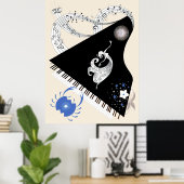 Erté - The Zodiac Suite, Cancer Poster (Heimbüro)