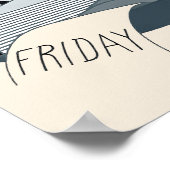 Erté - The Zodiac Suite, Libra Poster (Ecke)