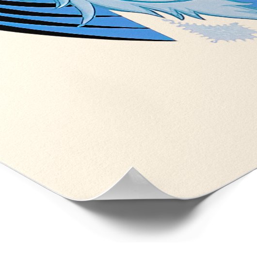 Erté - The Zodiac Suite, Sagittarius Poster (Ecke)