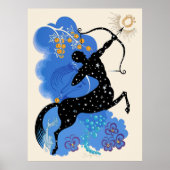 Erté - The Zodiac Suite, Sagittarius Poster (Vorne)
