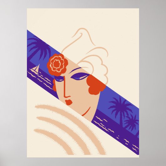 Erté - Wintersportorte Poster (Vorne)