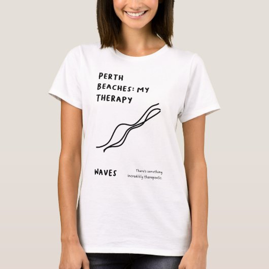 erth Beaches: Meine Therapie | Minimalistische Lin T-Shirt (Vorderseite)