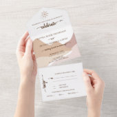 Erthtone Bergabenteuer All In One Einladung (Abreißen)