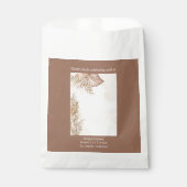 erthy boho Subtle & Sophisticding Wedding Geschenktütchen (Vorderseite)