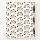 Erthy Colors Rainbow Jungle Animals Teacher Notizblock (Rückseite)