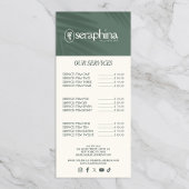 Erthy Elegance Logo Beauty, Wellness, Wellness-Cen Werbekarte