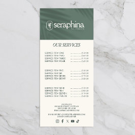 Erthy Elegance Logo Beauty, Wellness, Wellness-Cen Werbekarte