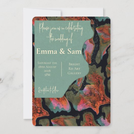 Erthy elegation Invitation Einladung (Vorderseite)