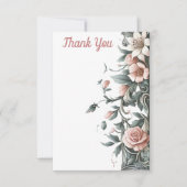 Erthy Floral Valley Dankeskarte (Vorderseite)