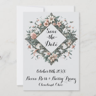 Erthy Floral Valley Save The Date