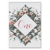 Erthy Floral Valley Tischnummer (Rückseite)