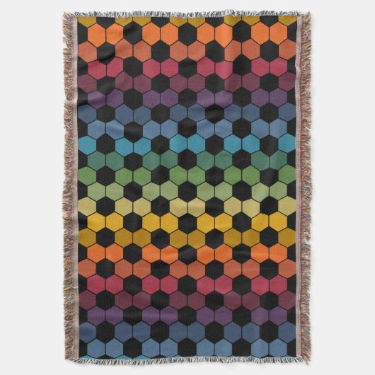 Erthy Rainbow Soccball print Decke (Vorderseite Vertikal)