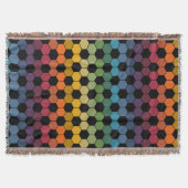 Erthy Rainbow Soccball print Decke (Vorderseite)