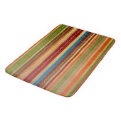 Erthy Tone Stripes Badematte (Schrägansicht)