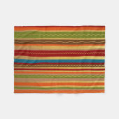 Erthy Tone Stripes Fleecedecke (Vorderseite (Horizontal))