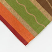 Erthy Tone Stripes Fleecedecke (Ecke)