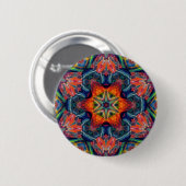Erthy Warm Energy Kaleidoscope Gradient Button (Vorne & Hinten)
