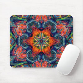 Erthy Warm Energy Kaleidoscope Gradient Mousepad