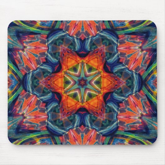 Erthy Warm Energy Kaleidoscope Gradient Mousepad (Vorne)