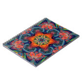 Erthy Warm Energy Kaleidoscope Gradient Notizblock (Linke Seite)