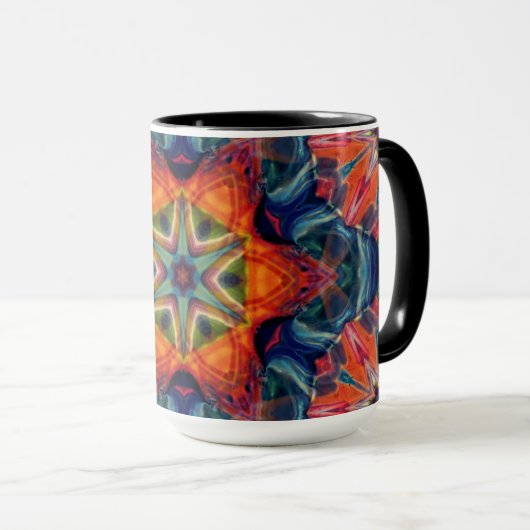 Erthy Warm Energy Kaleidoscope Gradient Tasse (VorderseiteRechts)
