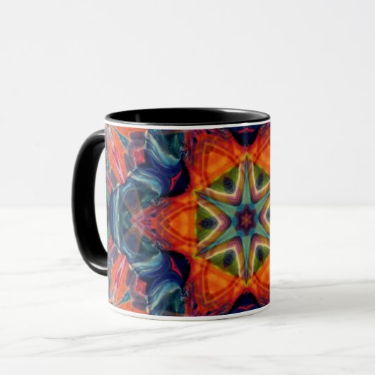 Erthy Warm Energy Kaleidoscope Gradient Tasse (Vorderseite Links)