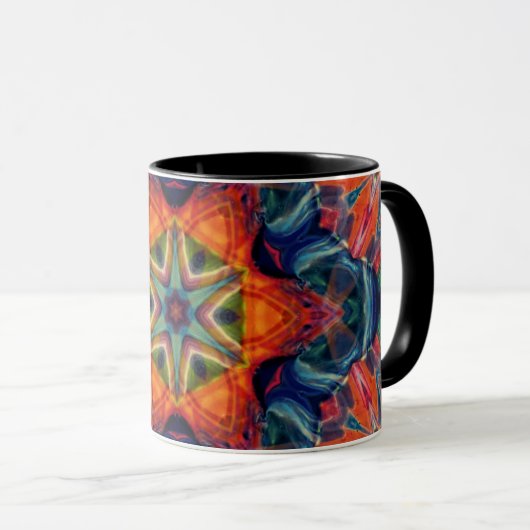 Erthy Warm Energy Kaleidoscope Gradient Tasse (VorderseiteRechts)