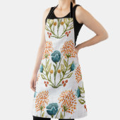 Erthy Whimsical: Aquarell Blume Motif. Schürze (InSitu)