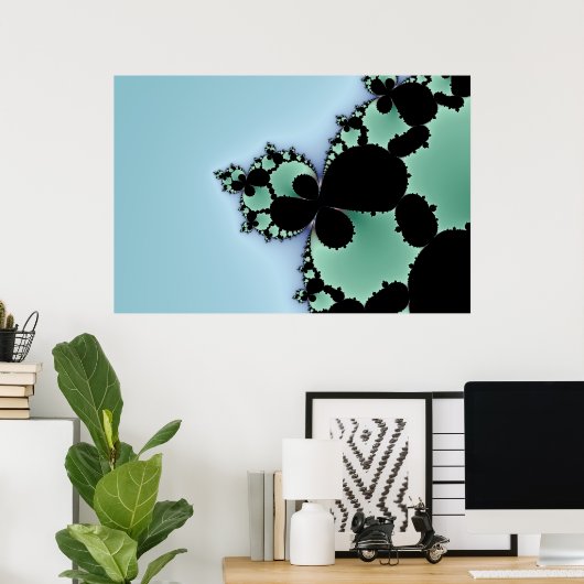 Ertipel - Fraktal Poster (Heimbüro)