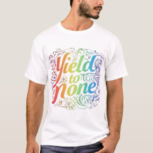 Ertrag auf Keine T-Shirt
