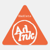 Ertrag für AdInk Dreieckiger Aufkleber (Vorderseite)