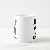 Ertrage es einfach mit mir kaffeetasse (Mittel)