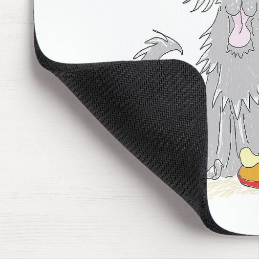 Erträge zu TierWohltätigkeit-verrückter Hundedame Mousepad (Ecke)