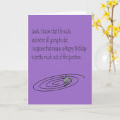 Erträgliche Geburtstags-Karte Karte (Gelbe Blume)