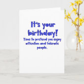 Erträume deinen Geburtstag gut! Blindkarte Karte (Gelbe Blume)