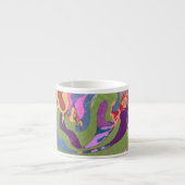 "Ertrinken" Abstrakte Kunst Espressotasse (Vorderseite)