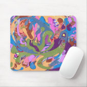 "Ertrinken" Abstrakte Kunst Mousepad (Mit Mouse)
