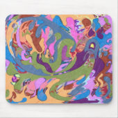 "Ertrinken" Abstrakte Kunst Mousepad (Vorne)