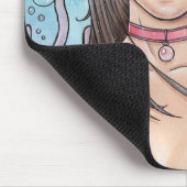 Ertrinken Sie Meerjungfrau Mousepad (Ecke)