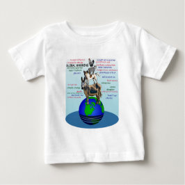 Ertrinken von Erde, Meeresspiegelaufstieg, globale Baby T-shirt