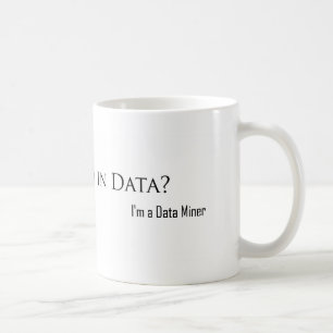 Ertrunken in den Daten? Kaffeetasse