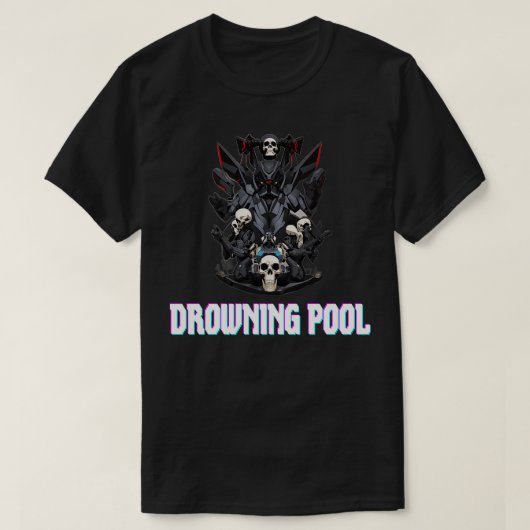 Ertrunkener Pool T-Shirt (Design vorne)