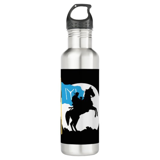 Ertugrul Bey Kayi IYI Flaggen-Osmanisches Reich Edelstahlflasche (Vorderseite)